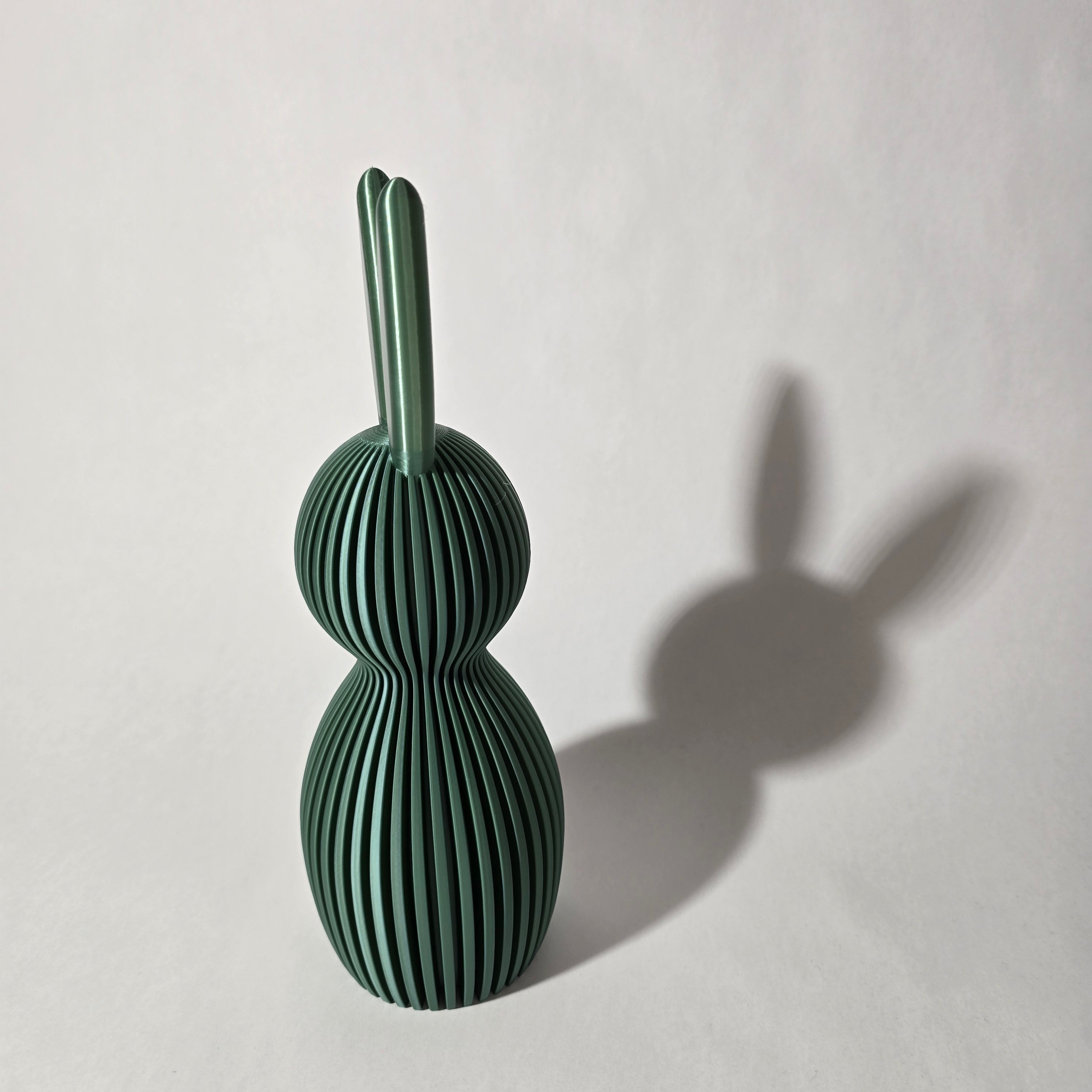 Velikonoční zajíček petrolejově zelený